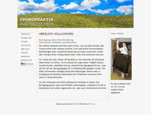 Tablet Screenshot of chiropraktik-lechler.de